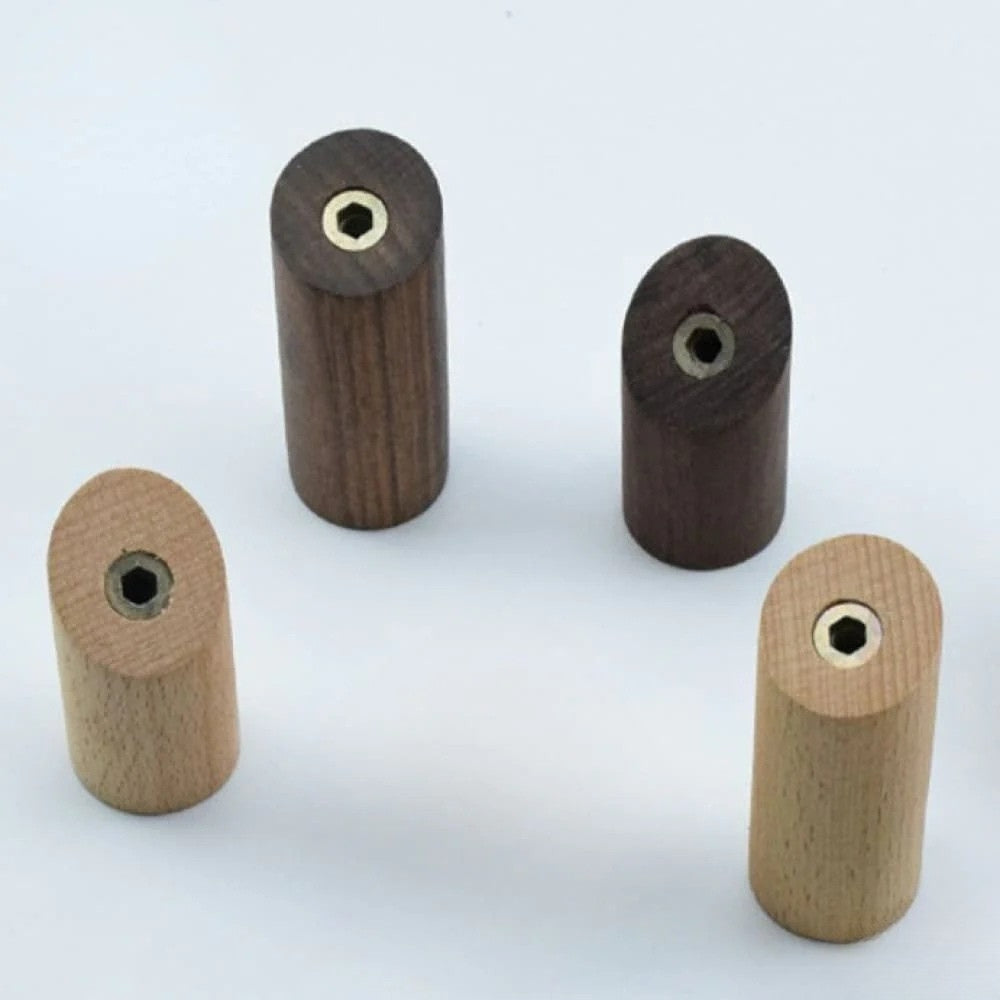 Porte-Serviette de Bain en Bois Naturel – Design Minimaliste
