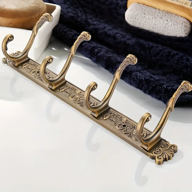 Crochets porte serviette mural vintage