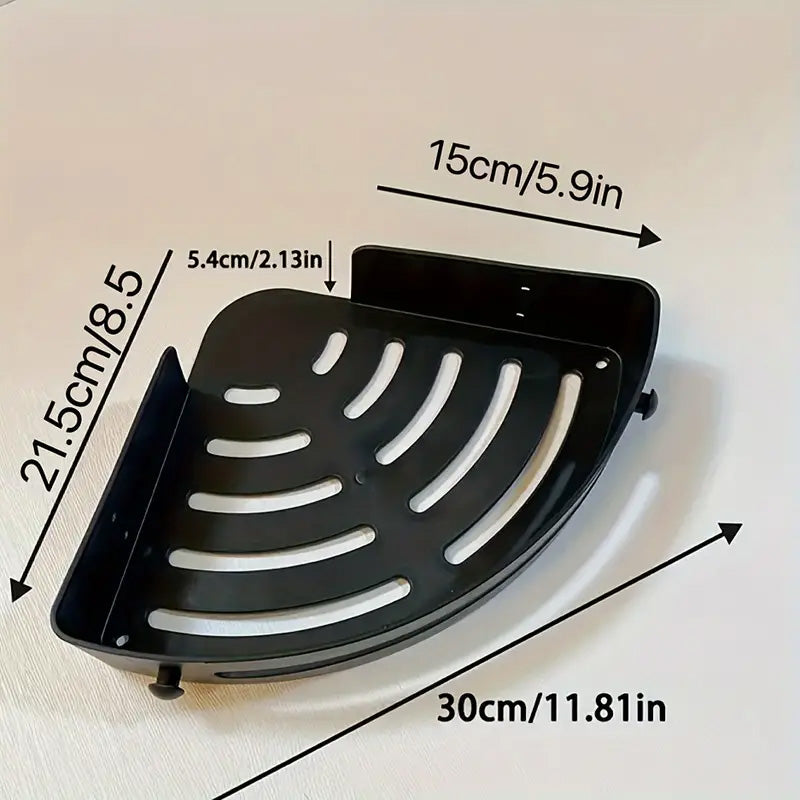 Étagère Douche Mural - Support d'Angle 2 niveaux