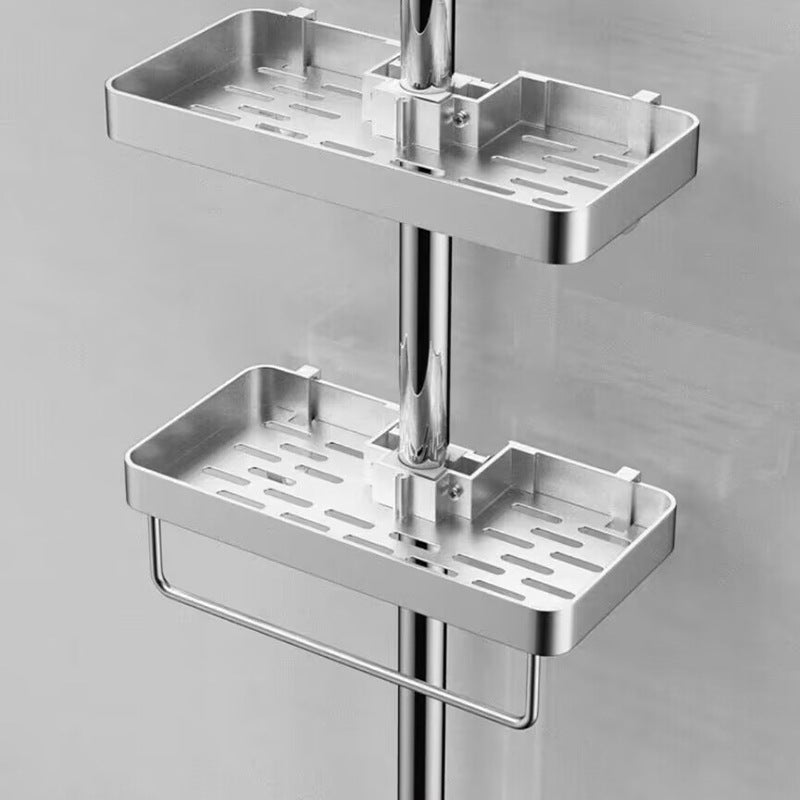 Étagère Douche Suspendue en Aluminium - simple ou double