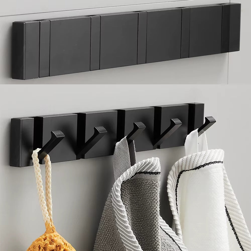Porte-Serviette Mural Rabattable Discret