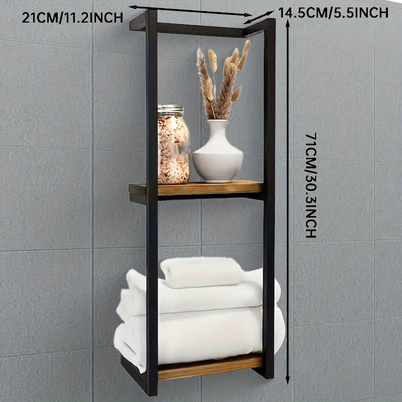 Porte Serviette Mural Échelle 2 Niveaux