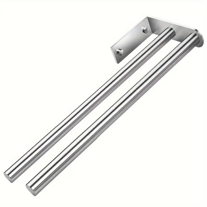 Porte Serviette Mural Inox à Double Barre