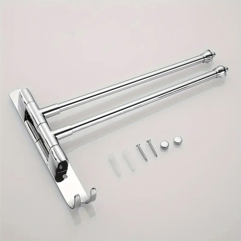 Porte Serviette Mural Rotatif en inox