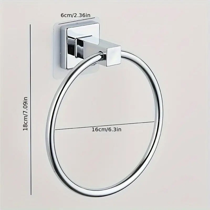 Porte Serviette Salle de Bain Sans Percer - Anneau