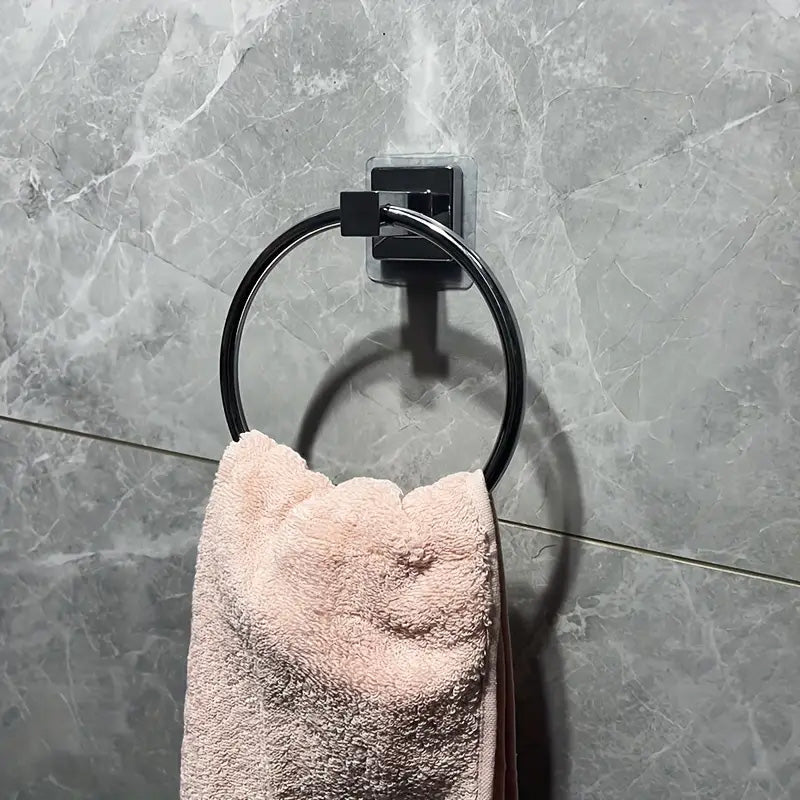 Porte Serviette Salle de Bain Sans Percer - Anneau