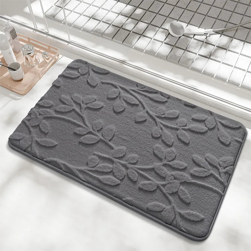 Tapis de Bain Absorbant Antidérapant Floral