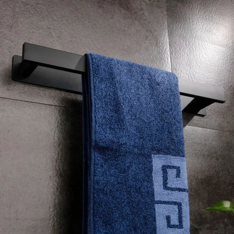 Porte Serviette Mural Sans Percer – Adhésif Puissant Salle de Bain & Cuisine