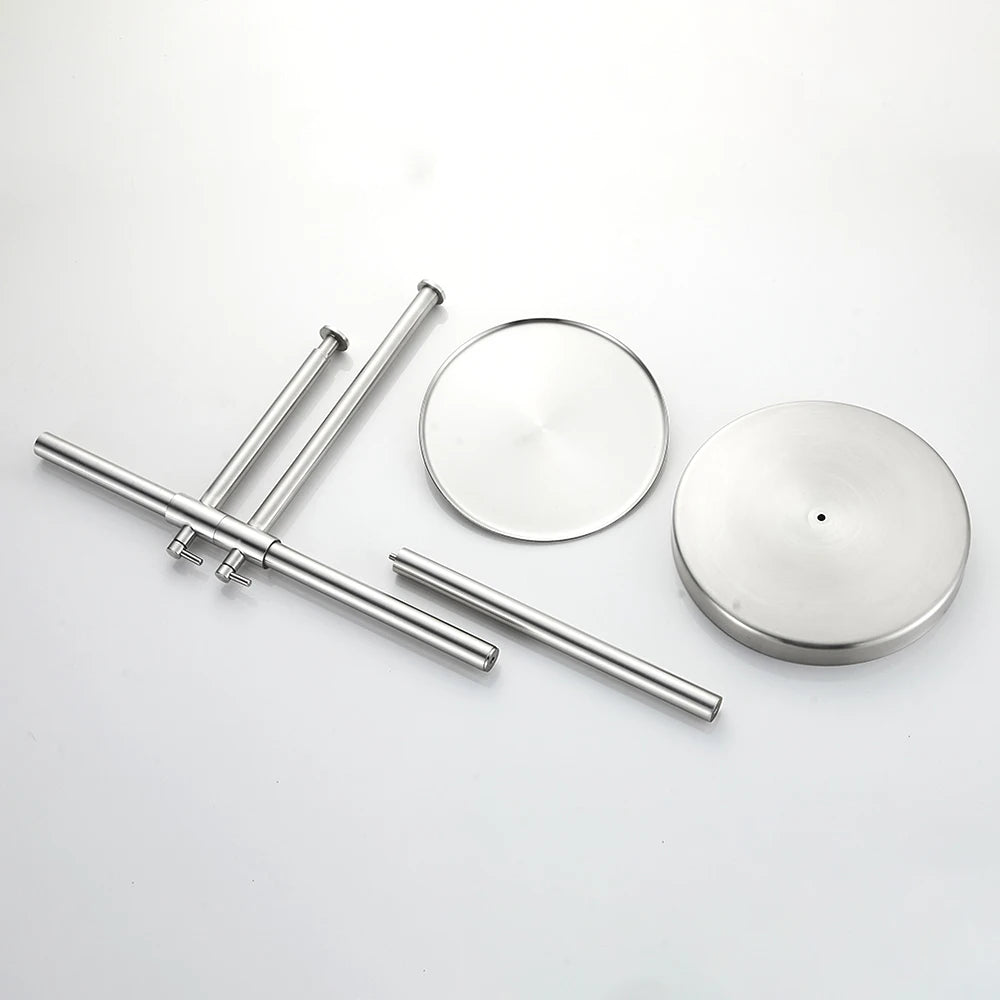 Porte Serviette sur Pied Inox avec Plateau – Salle de Bain Design | Porte-Serviette.com