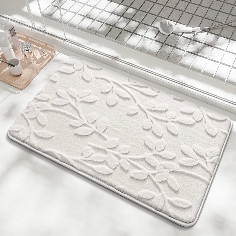 Tapis de Bain Absorbant Antidérapant Floral