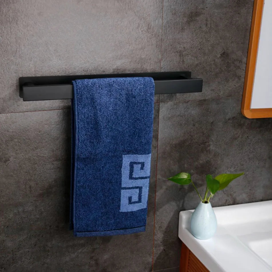 Porte Serviette Mural Sans Percer – Adhésif Puissant Salle de Bain & Cuisine