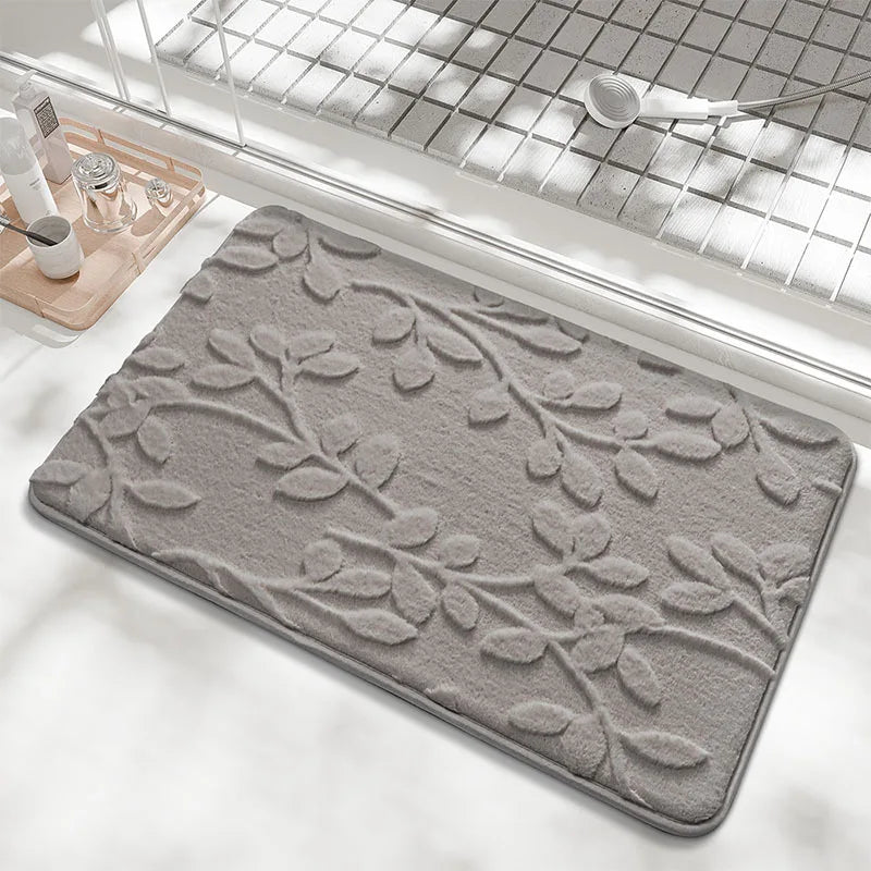 Tapis de Bain Absorbant Antidérapant Floral