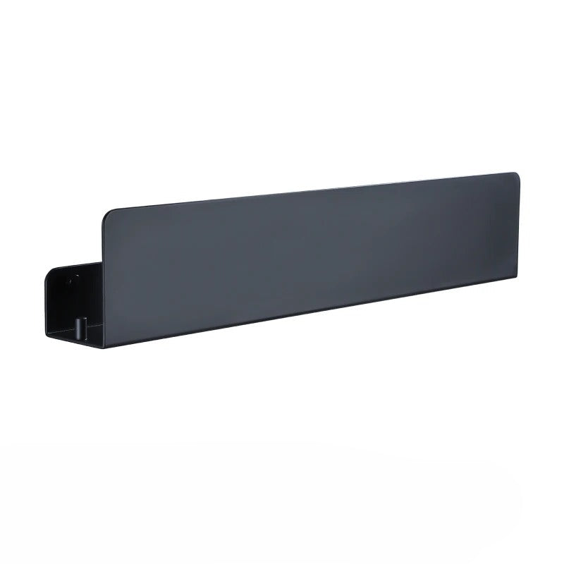 Étagère de Douche Murale Aluminium Noir