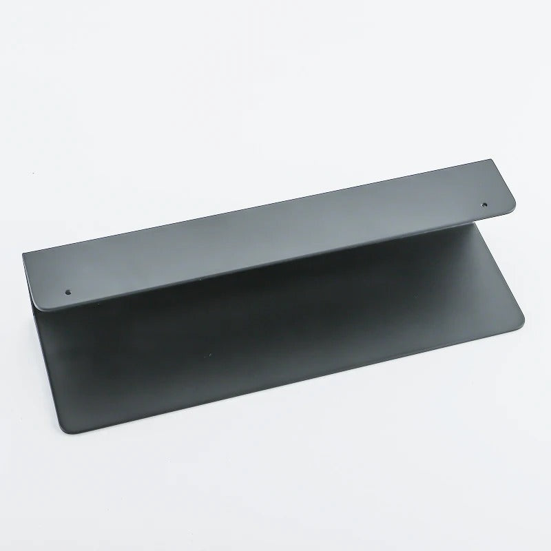 Étagère de Douche Murale Aluminium Noir