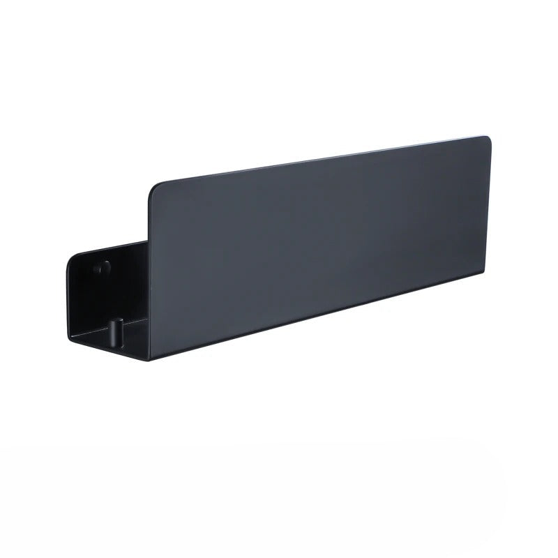 Étagère de Douche Murale Aluminium Noir