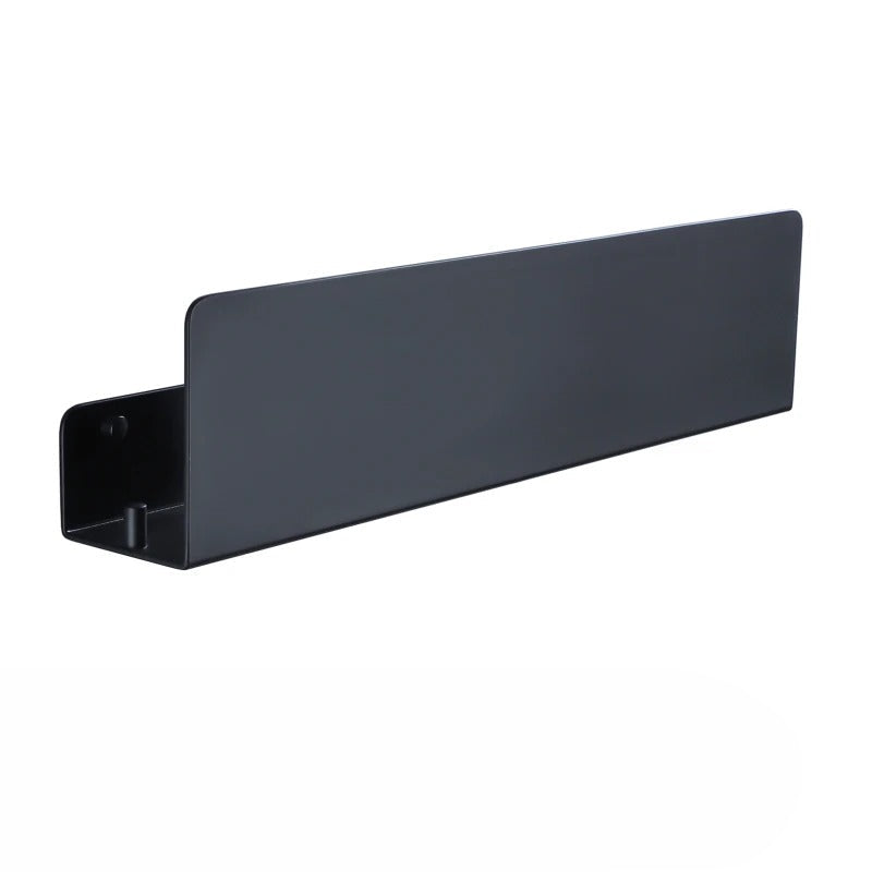 Étagère de Douche Murale Aluminium Noir