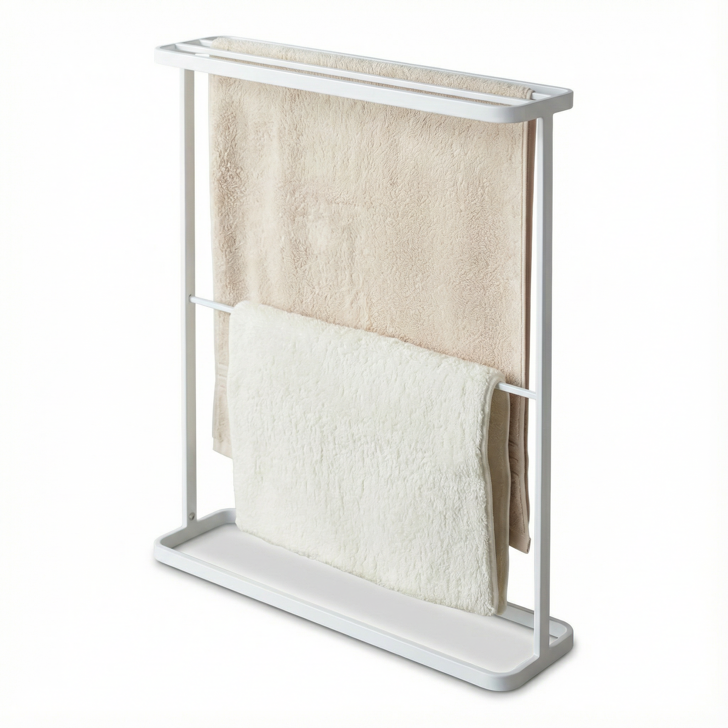 Porte Serviette Sur Pied Autoportant en Fer forgé