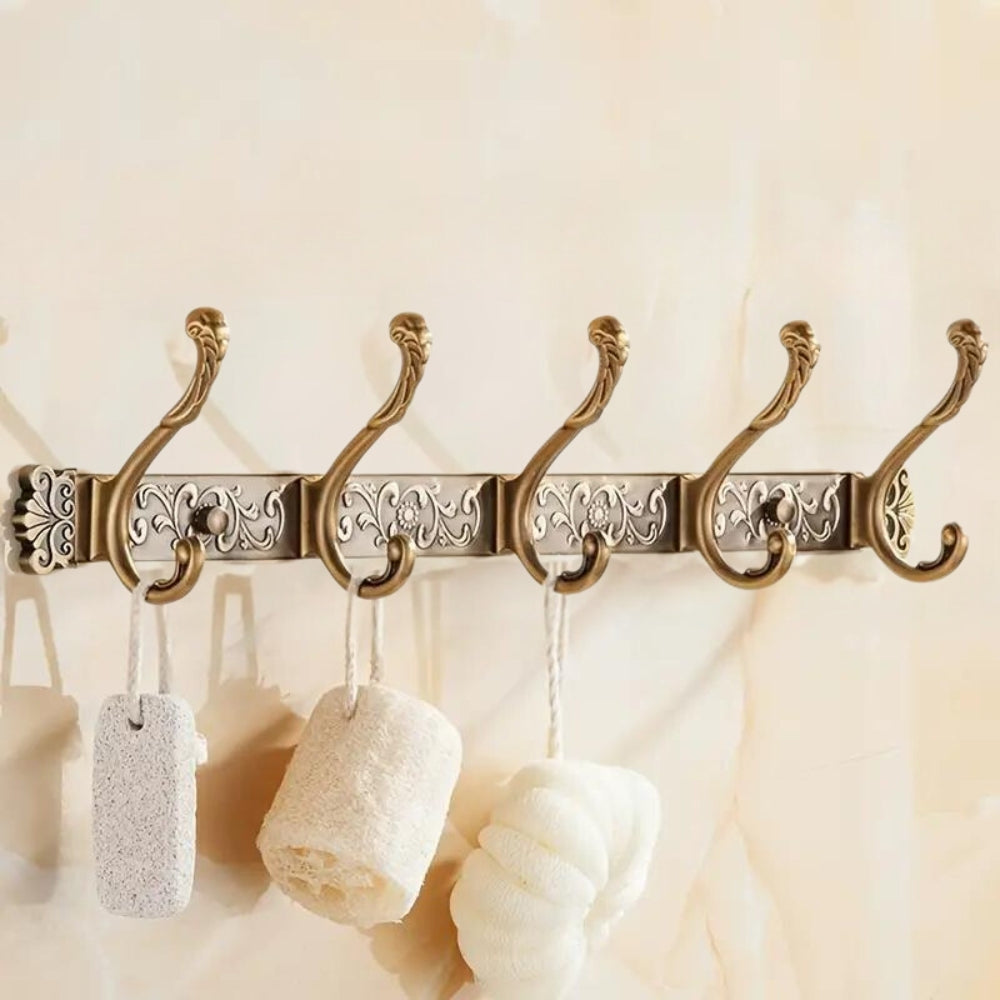 Crochets porte serviette mural vintage