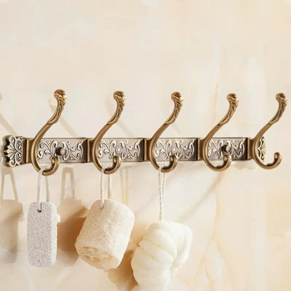 Crochets porte serviette mural vintage
