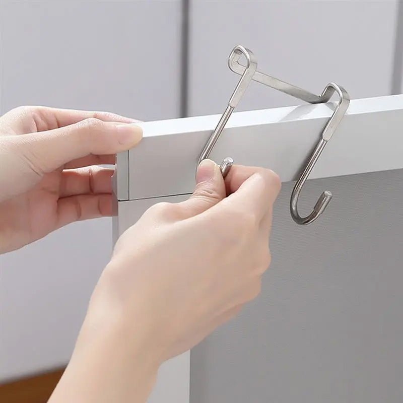 Un porte serviette inox pratique et sans percer