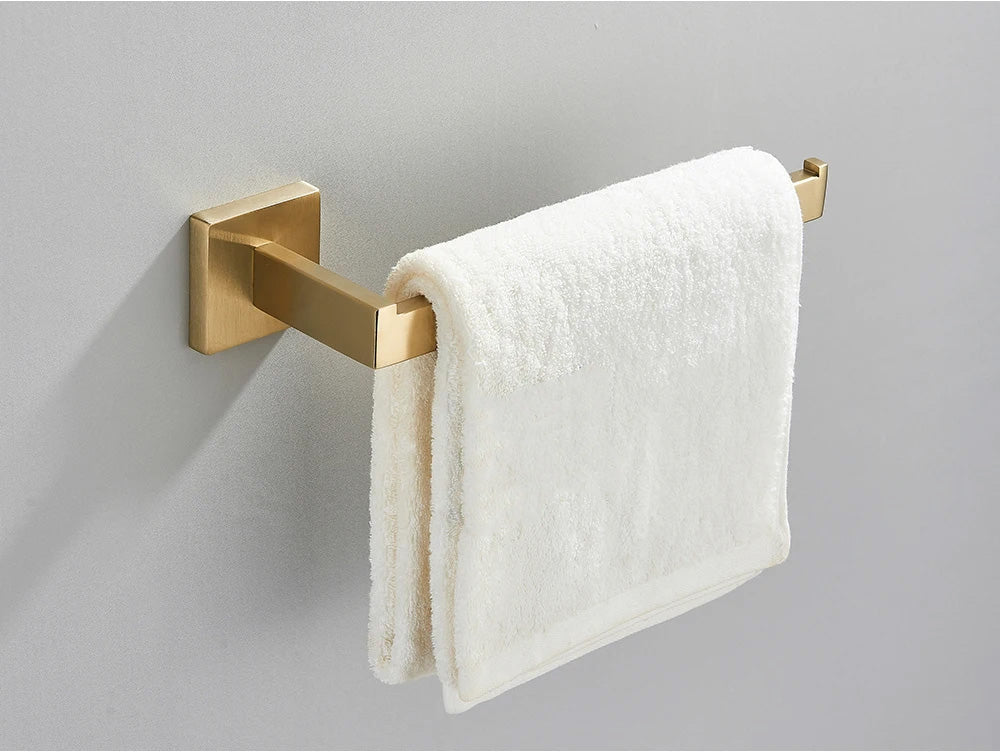 Ensemble Porte Serviette WC 4 pièces Doré