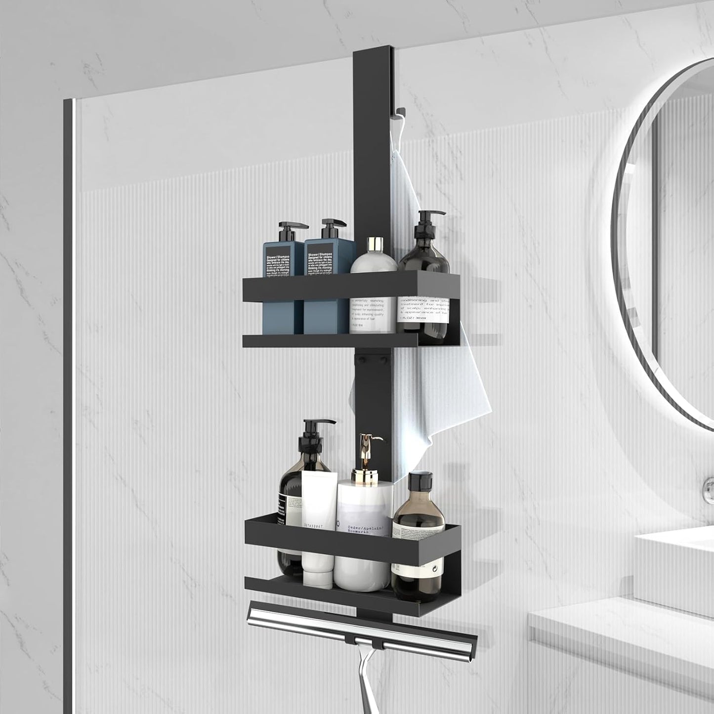 Étagère Douche Mobile en Acier inoxydable