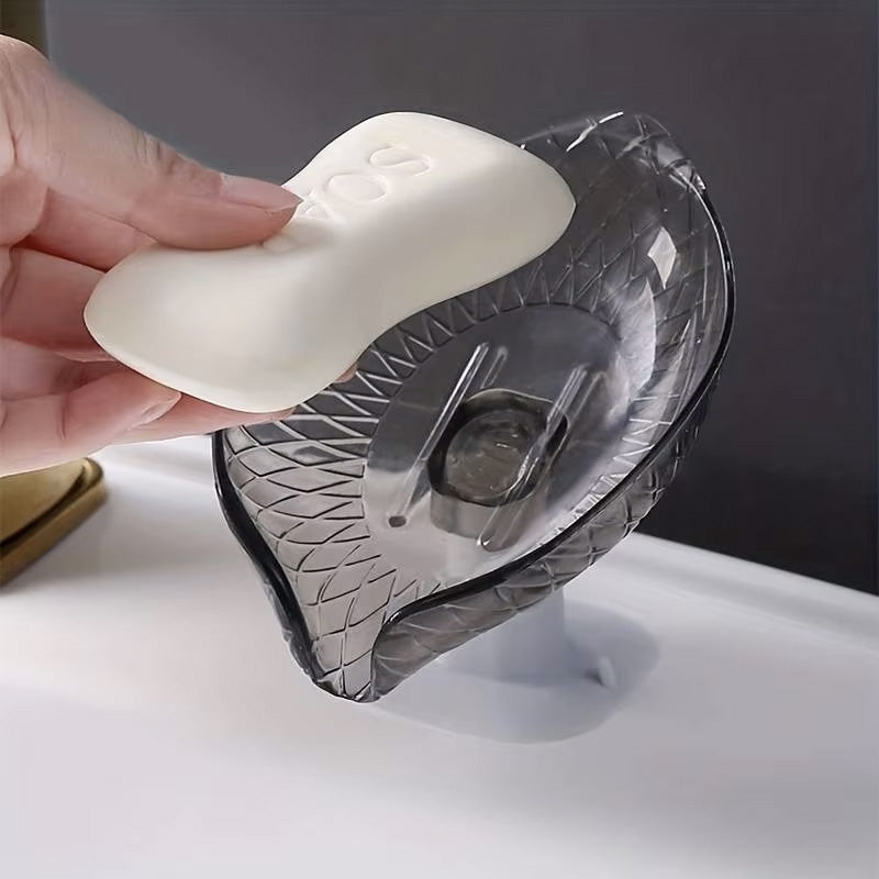 Accessoires de salle de bain : Porte savon sur pied fonctionnel et durable