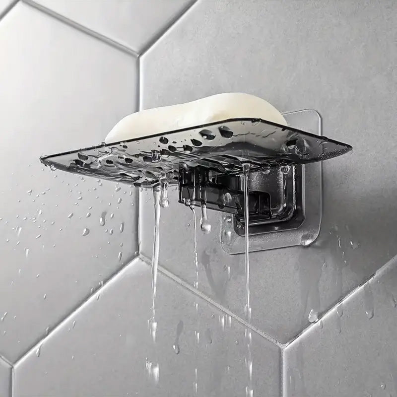 Un porte savon mural sans percer pour une salle de bain pratique