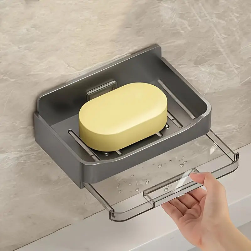 Un porte savon auto-drainant pour une salle de bain moderne