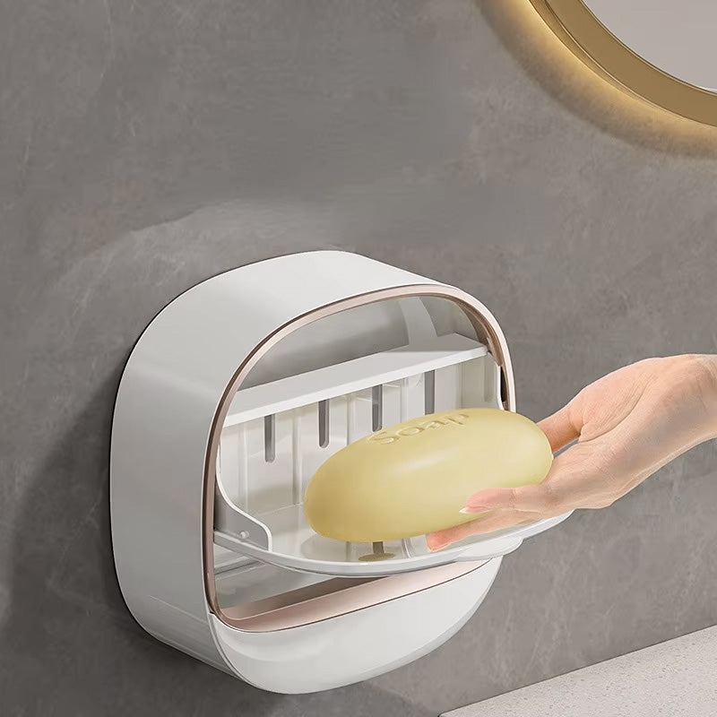 Un porte savon auto-adhésif, pratique et durable