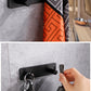 Porte Serviette Porte Crochet Auto-adhésif en Alu Noir
