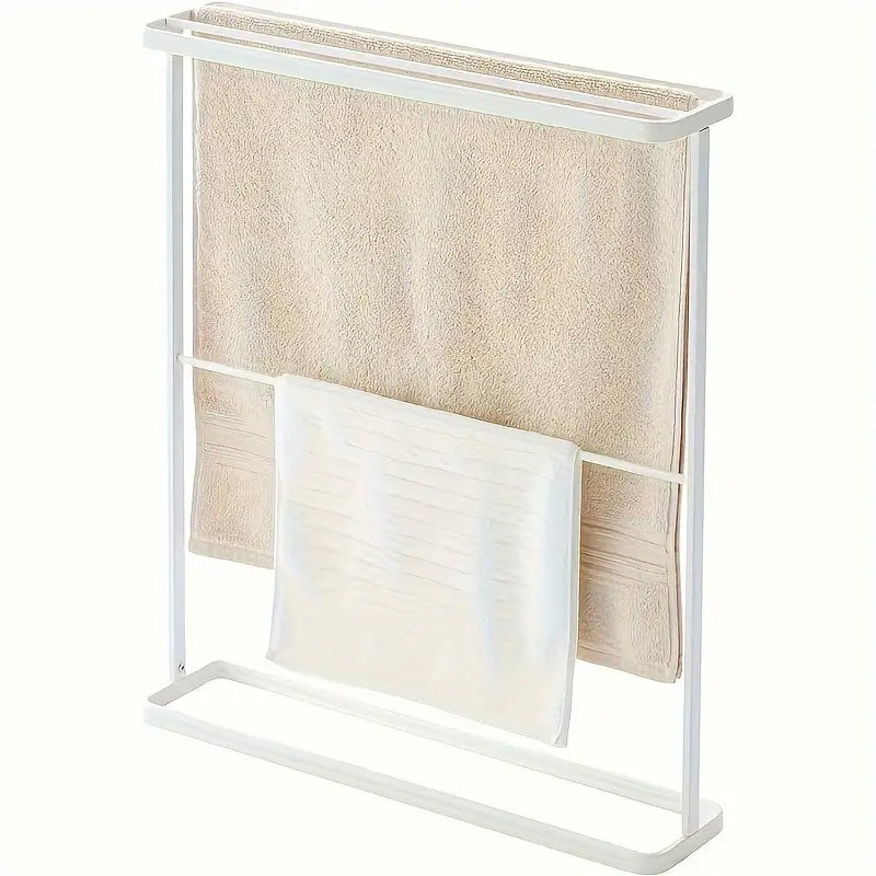 Un porte serviette sur pied idéal pour votre salle de bain