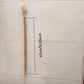 Porte Serviette WC en Bois massif avec Corde