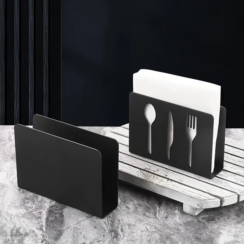 Porte serviette en inox pour une table élégante
