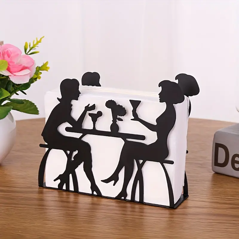 Porte Serviette de Table Silhouette en fer