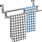 Porte Torchon Cuisine Double Barre rétractable