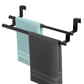 Porte Torchon Cuisine Double Barre rétractable