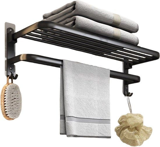 Porte Serviette Salle de Bain Sans percer en alu