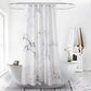 Rideau de Douche à motif Marbre Gris, polyester