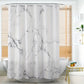 Rideau de Douche à motif Marbre Gris, polyester