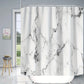 Rideau de Douche à motif Marbre Gris, polyester