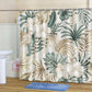 Rideau de Douche à motif végétal, polyester