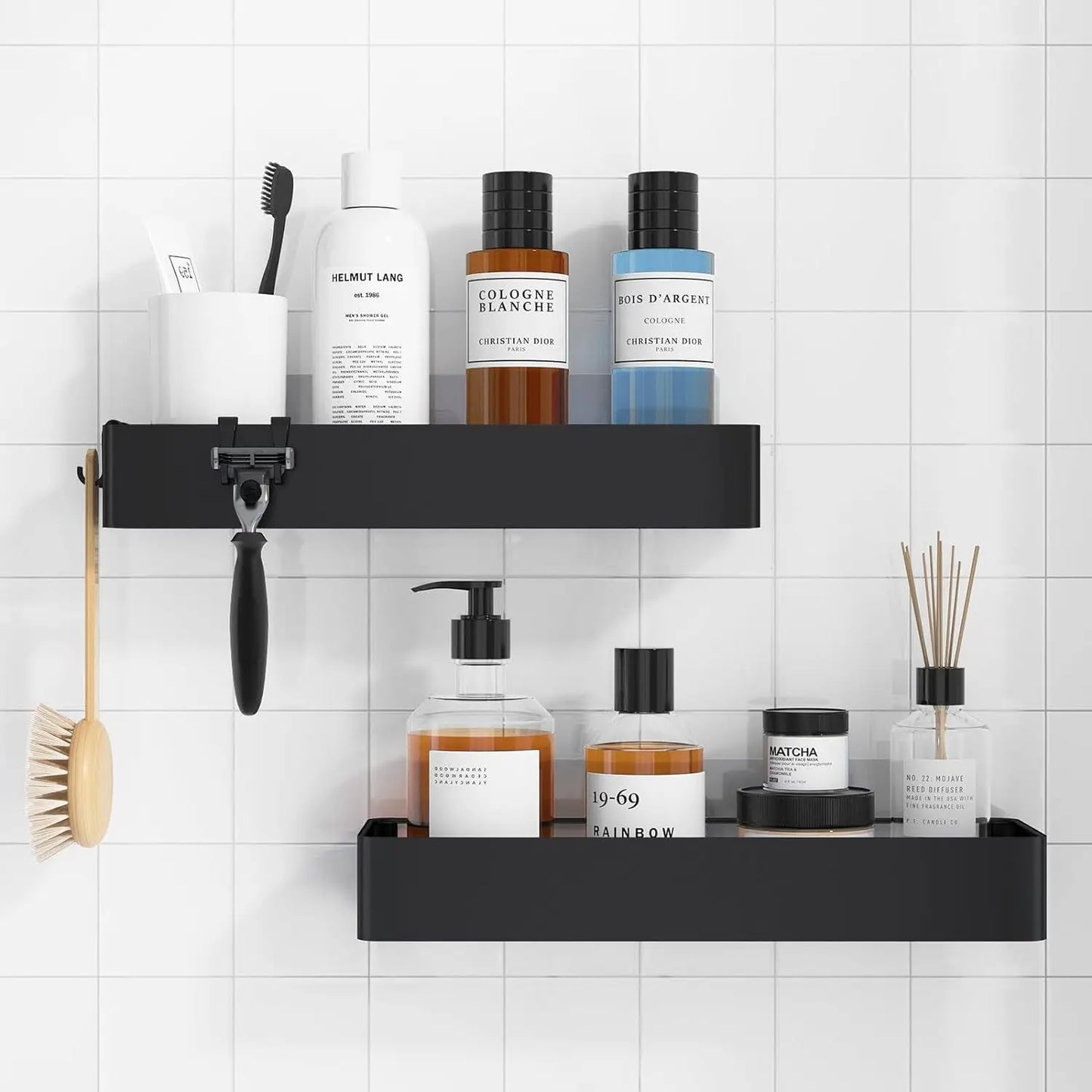 Étagère de Douche Murale Sans Percer – Rangement Salle de Bain Design et Pratique