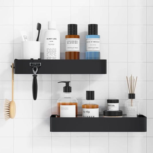 Étagère de Douche Murale Sans Percer – Rangement Salle de Bain Design et Pratique