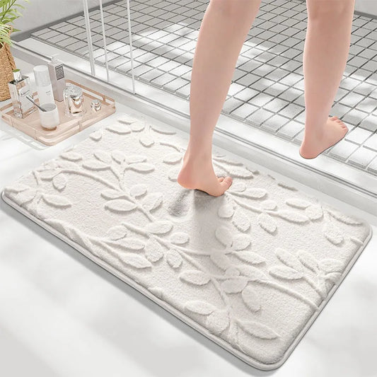 Tapis de Bain Absorbant Antidérapant Floral