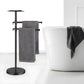 Porte Serviette sur Pied Inox avec Plateau – Salle de Bain Design | Porte-Serviette.com