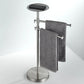 Porte Serviette sur Pied Inox avec Plateau – Salle de Bain Design | Porte-Serviette.com