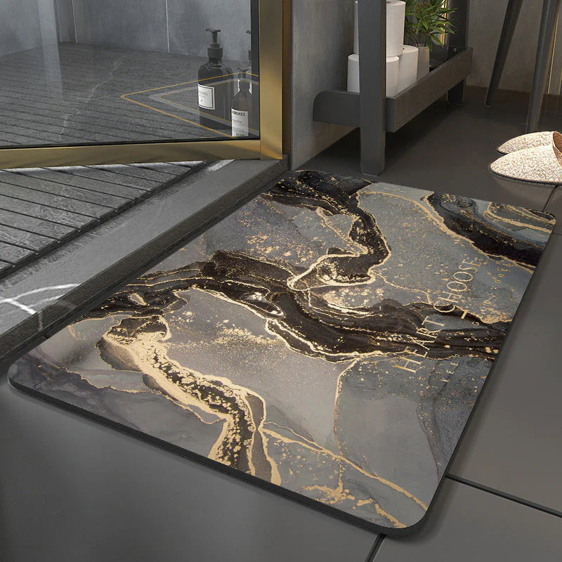 Tapis de bain luxe au design moderne