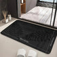 Tapis de Bain Motif Feuillages Super Absorbant