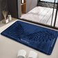 Tapis de Bain Motif Feuillages Super Absorbant